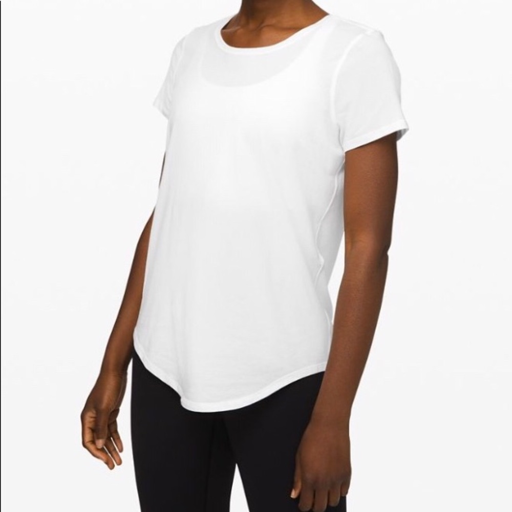 Lululemon White Love Crew